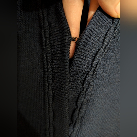 St. John Basics Open Front Knit Long Cardigan - Picture 4 of 5